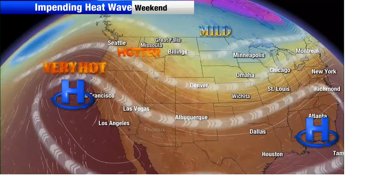 A major heat wave moves in next week across Montana | Montana Local ...
