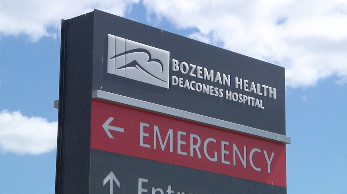 Bozeman Health Deaconess Hospital entrance sign