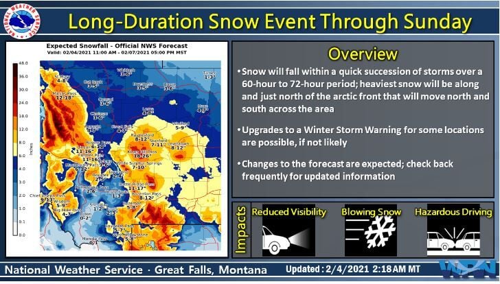 Heavy Snow, Gusty Winds And Bitter Cold Temperatures Moving Into ...