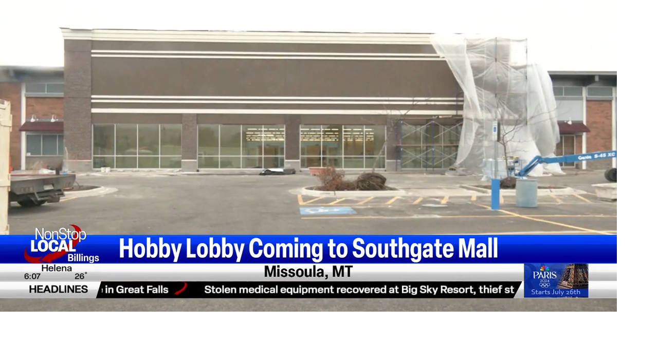 Construction underway as Hobby Lobby looks to open in Missoula in less than a month Missoula