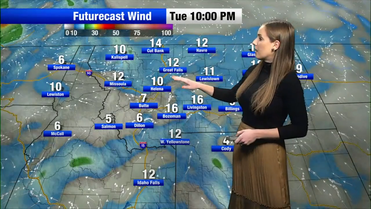 Widespread Winter Conditions With A Big Drop In Temperatures And Snow ...