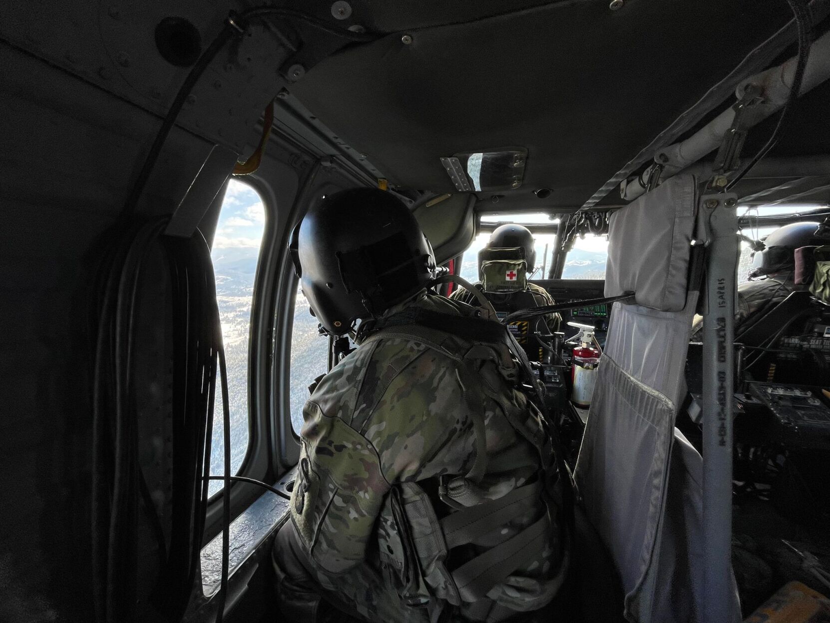 Flyovers help the Montana National Guard and the community Butte