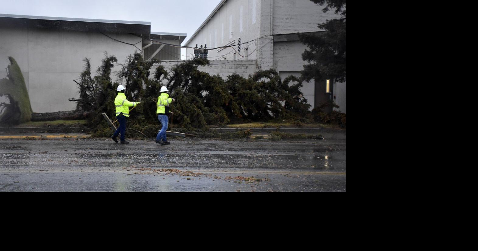 NorthWestern Energy crews work to restore power after Montana wind storm