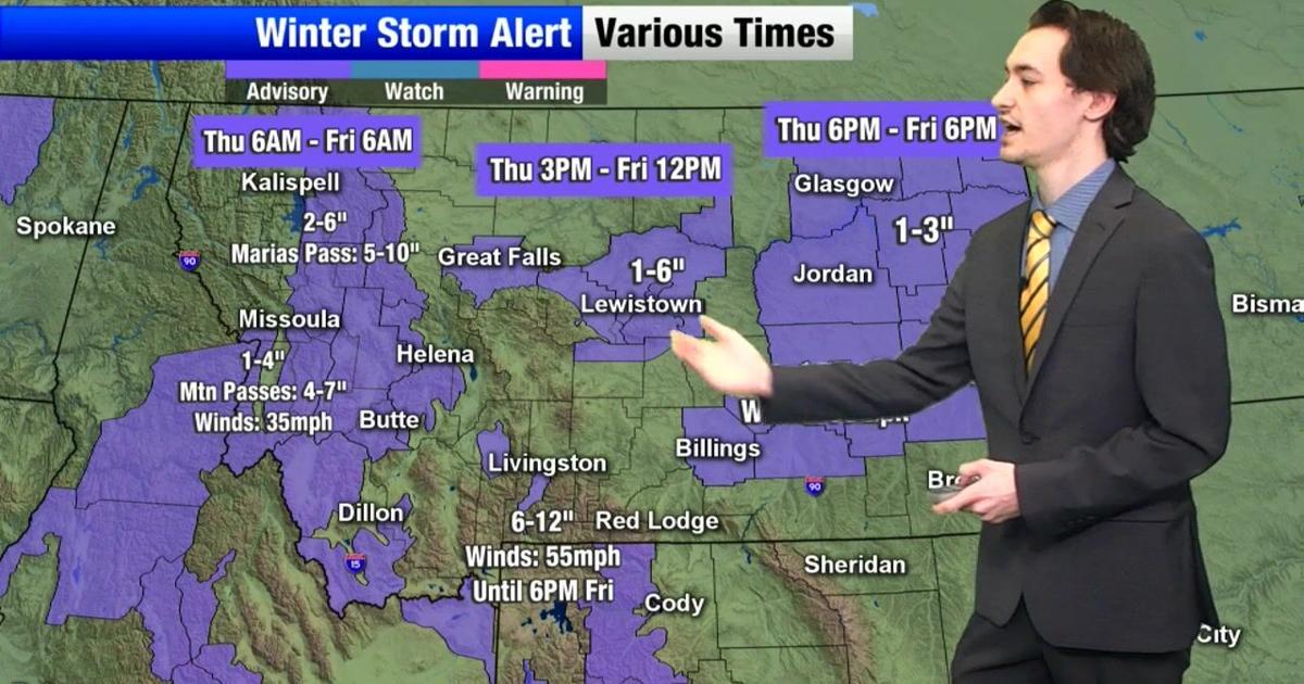 Qinter System Winter system to dump rain and snow across Montana | Montana Local ...