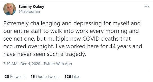 Sammy Oakey tweet 120420