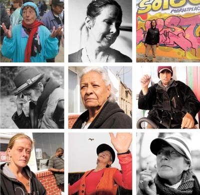 A new exhibit at Carl Cherry Center shows the pictures and tells the stories of the most vulnerable population – homeless women.  