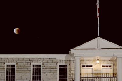 Colton Hall moon