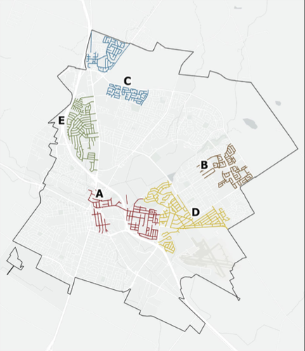 Salinas street sweeping map (City of Salinas) English