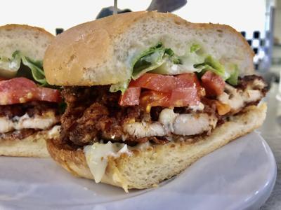 fried chicken sandwich at The Butter House