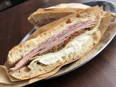 Muffeleta sandwich at The Meatery