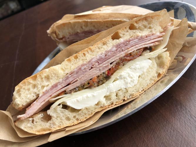Muffeleta sandwich at The Meatery