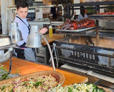Salt Wood pig roast