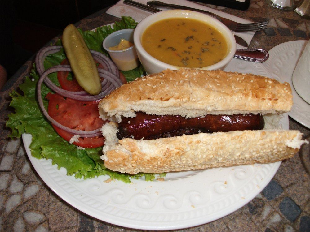 English Ales Banger Sandwich