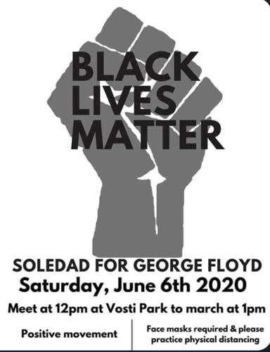 6-6 Soledad protest flyer