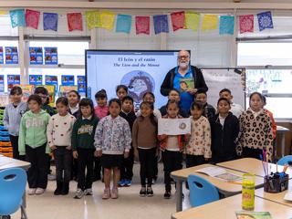 Literacy club delivers its 10,000th book to first-graders in Salinas.