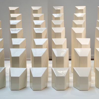 a modular ceramic installation by Gary Smith