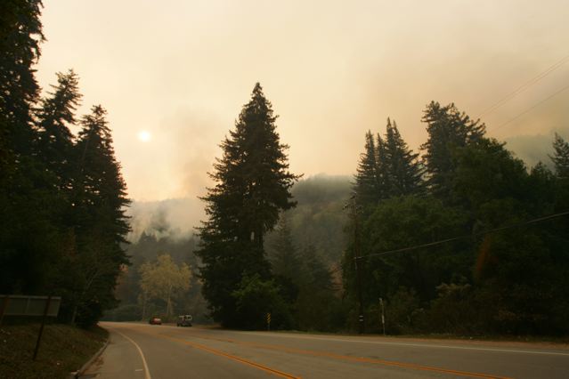 Sky over Big Sur and Highway 1