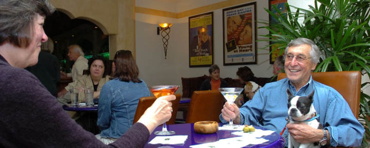 Terry’s Lounge welcomes dog owners for drinks and dishes.  