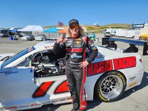 Image for display with article titled Nagai Claims Pole for Saturday's Trans Am Race at Laguna Seca; Rain Expected on Race Day.