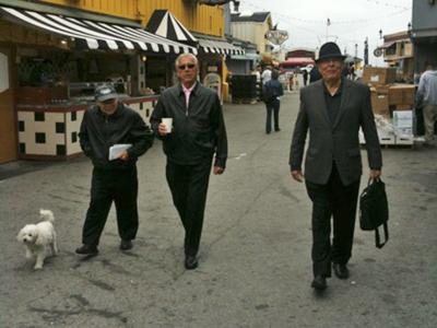 Jim Gilbert on the wharf