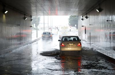 Flooded Monterey tunnel