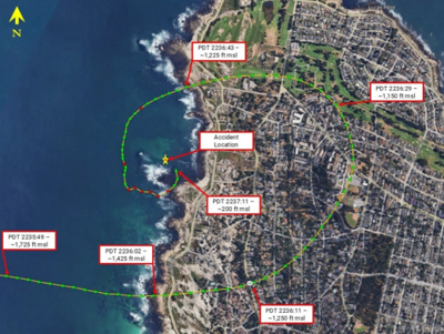 NTSB report Pacific Grove plane crash