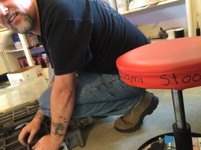 Swami and His Stool