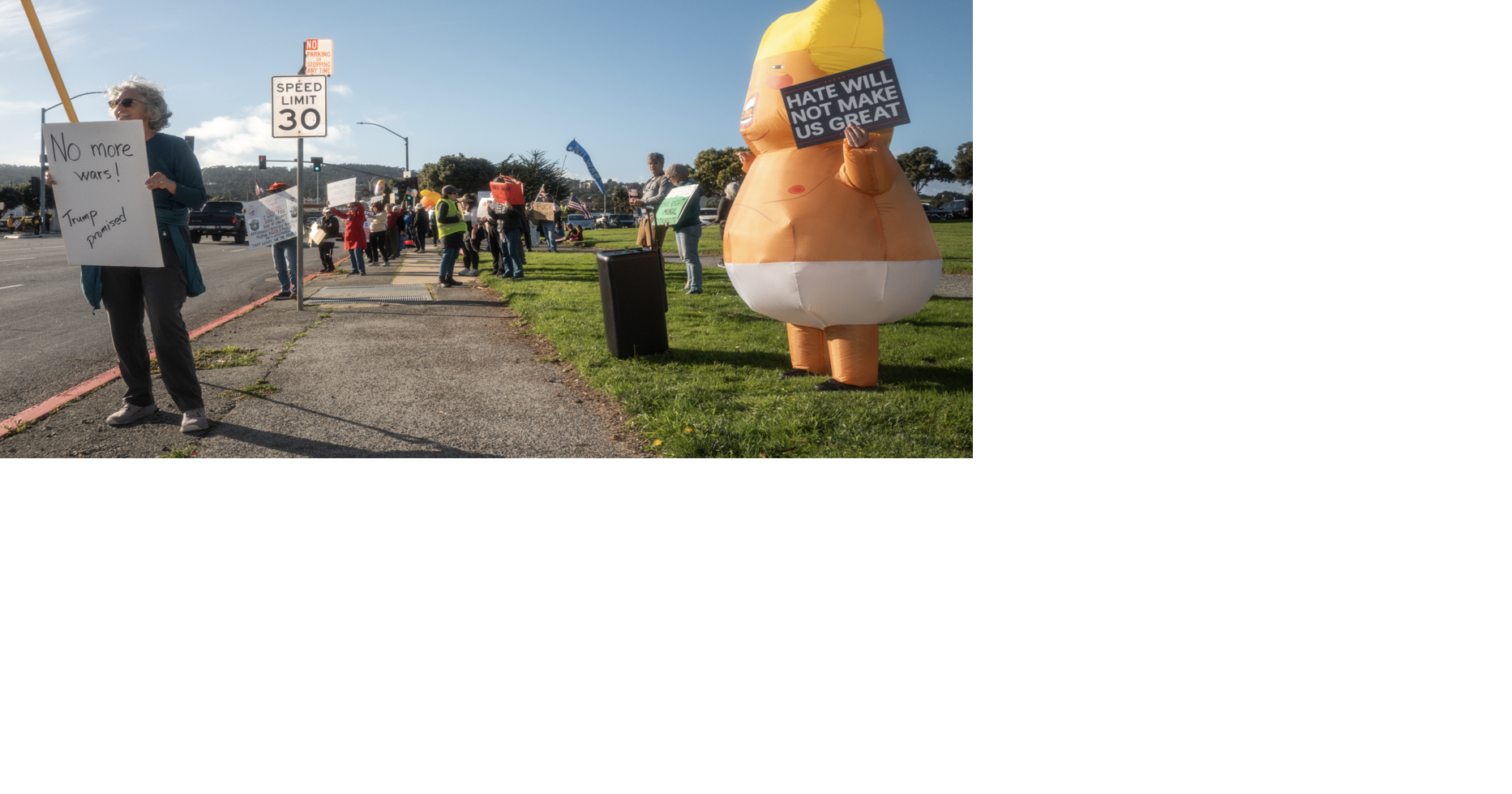 PHOTOS: Hours after U.S. captures Nicolás Maduro, Veterans for Peace and other groups organize protests.