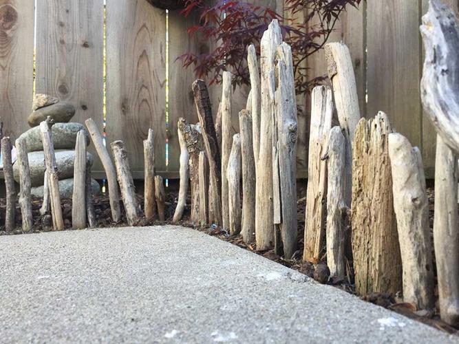 A beach hike in search of driftwood provides a fun way to do found art for little or no money.