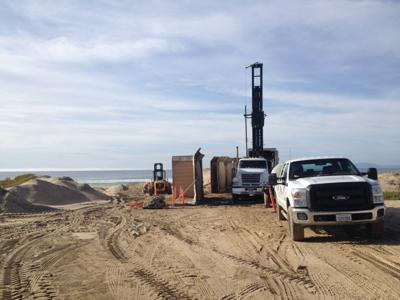 Bore hole at Cemex