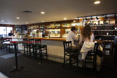 drinks at the bar