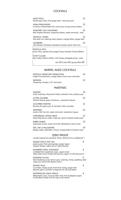 Drinks Menu