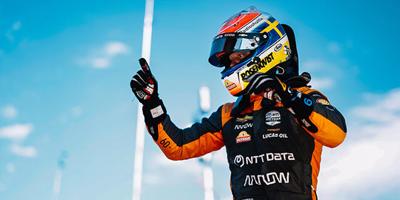 IndyCar Rosenqvist pole