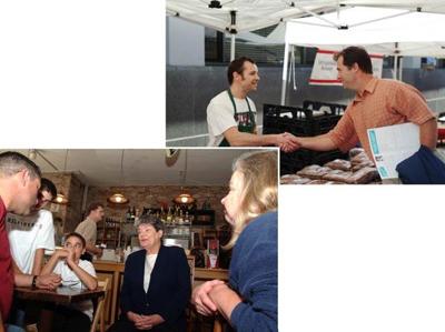 Fourteen candidates swarm in crowded Monterey races.  