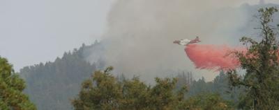 Fire jumps Chews Ridge fire line near Mira Observatory on Saturday prompting mandatory evacuation order for Jamesburg residents in Carmel Valley.  