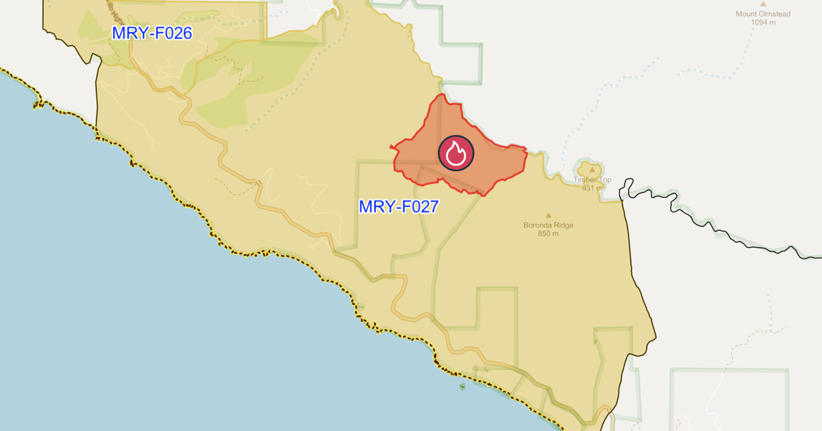 UPDATED: Evacuation warnings issued in two Big Sur zones due to Timber Fire.