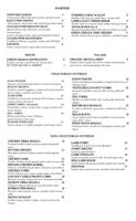 Preliminary Aabha Menu