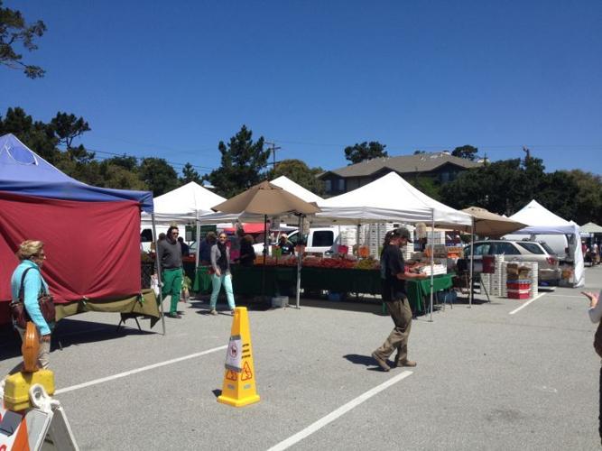 Carmel Farmers Market from a distance