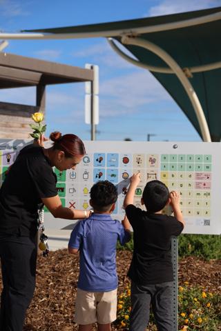 South County cities unveil inclusive communication boards in parks.
