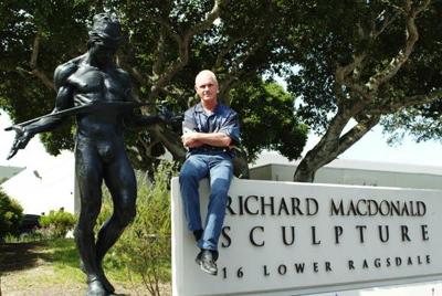 Sculptor Richard MacDonald forges art from life.  
