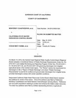 Court Ruling on Ag Runoff Regulations