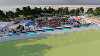 Beer Garden rendering