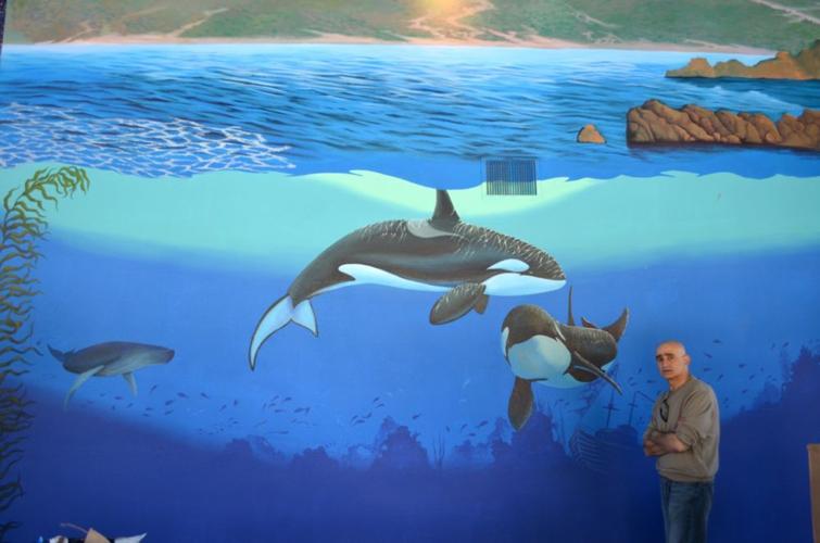 Bay of Pines big mural (with GM)