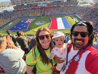 Local soccer fans make the most of the North American World Cup matches (see today's game USA vs. Belgium at the Salinas Regional Soccer Complex)