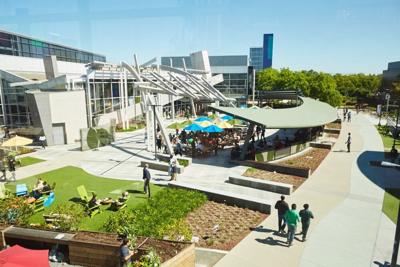 The Googleplex campus