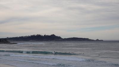 Carmel Beach Surfers