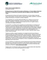 County Health Department Natividad Statement Immigration Spanish