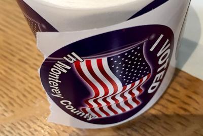 I Voted sticker