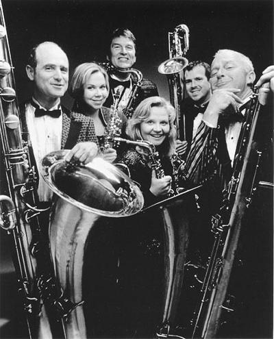 The Nuclear Whales Saxophone Orchestra’s leading man.  