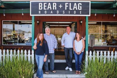 Bear and Flag